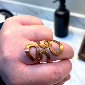 Vintage Copper Wrap Ring